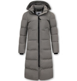 Matogla Varm Vinterjacka Dam Puffer - 8606 - Gra Matogla Varm Vinterjacka Dam Puffer - 8606 - Gra