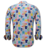 Gentile Bellini Stempeldruck Herrskjortor Slim Fit - 3109 Gentile Bellini Stempeldruck Herrskjortor Slim Fit - 3109