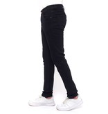 True Rise Klassiska Jeans Slim Fit Stretch - DC-052 - Svart