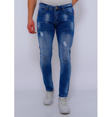 True Rise Trendiga Jeans Herr Slim Fit - DC-039 - Bla True Rise Trendiga Jeans Herr Slim Fit - DC-039 - Bla