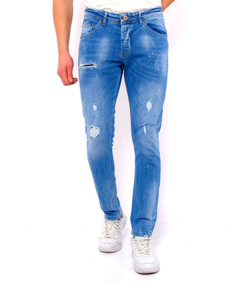 True Rise Slitna Jeans Online Slim Fit - DC-038 - Bla