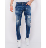 Local Fanatic Destroyed Jeans HerrStonewashed Slim Fit -1083 - Bla