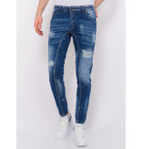 Local Fanatic Destroyed Jeans HerrStonewashed Slim Fit -1083 - Bla