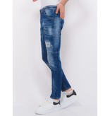 Local Fanatic Destroyed Jeans HerrStonewashed Slim Fit -1083 - Bla