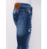 Local Fanatic Paint Splatter Ripped Jeans Herr Slim Fit -1075 - Bla Local Fanatic Paint Splatter Ripped Jeans Herr Slim Fit -1075 - Bla