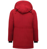 Enos Vinterjacka Parkas Herr Röd Enos Vinterjacka Parkas Herr Röd
