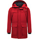 Vinterjacka Parkas Herr Röd