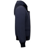 Enos Vinterjacka Herr -  Kort Jacka Herr med Huva - Blå