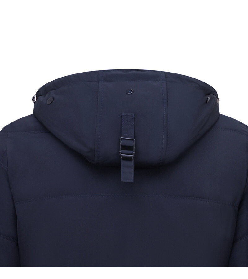 Enos Lång Täckjacka Herr Blå