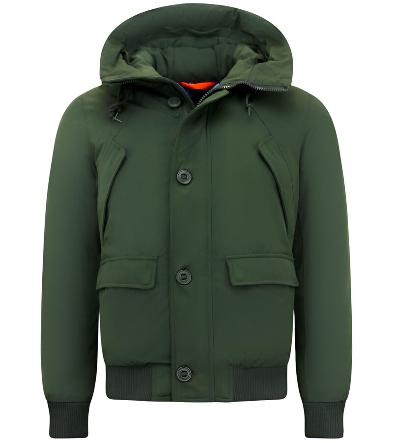 Enos Vinterjacka Herr Kort Modell