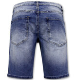Enos Stretchkorta byxor Herr - Denim Short - Blå