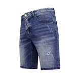 Enos Stretchkorta byxor Herr - Denim Short - Blå