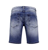 Enos Stretchkorta byxor Herr - Denim Short - Blå