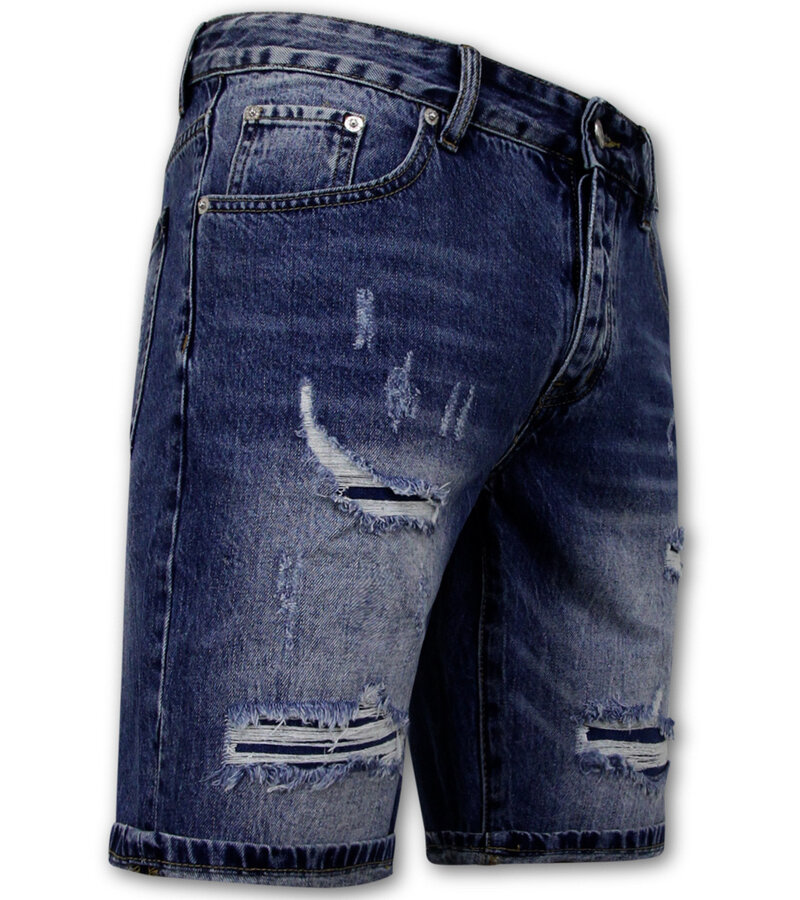 Enos Slim Fit Short Pants Herr  Denim Short - Blå