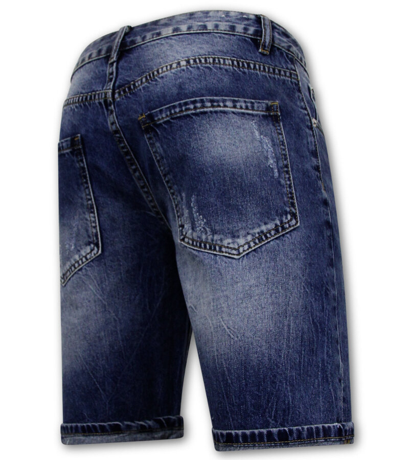Enos Slim Fit Short Pants Herr  Denim Short - Blå