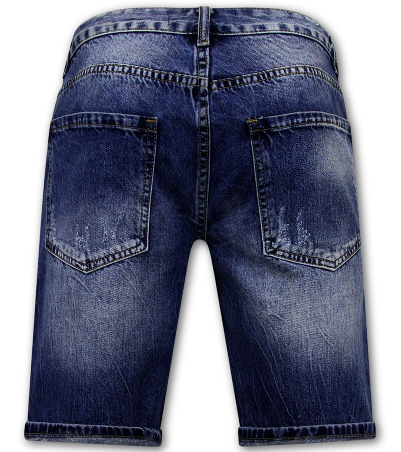 Enos Slim Fit Short Pants Herr  Denim Short - Blå