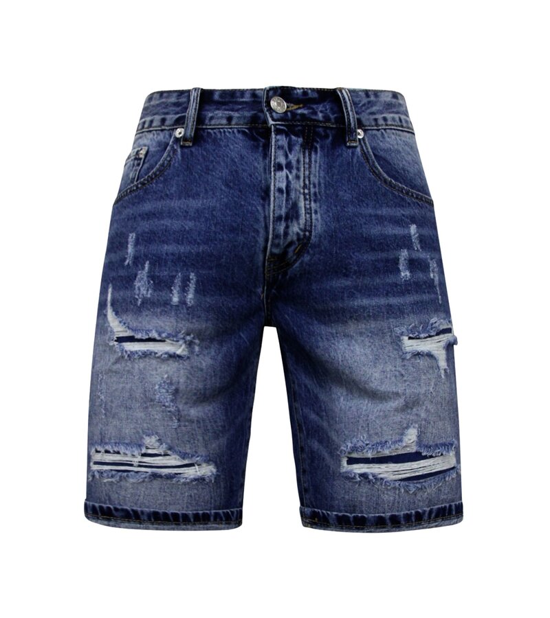 Enos Slim Fit Short Pants Herr  Denim Short - Blå