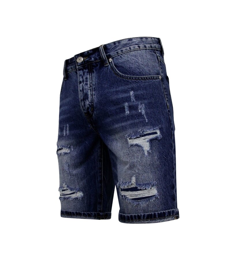 Enos Slim Fit Short Pants Herr  Denim Short - Blå