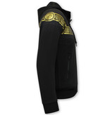 TopStar Slim Fit Joggingsuit Herr Design Guld - Svart