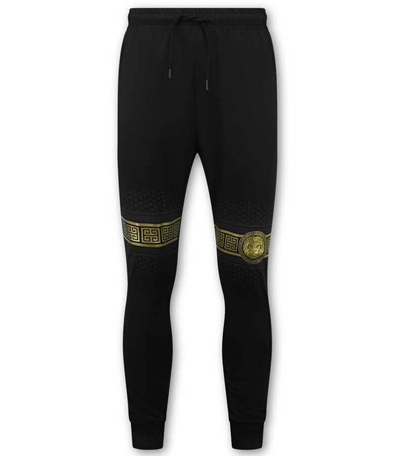 TopStar Slim Fit Joggingsuit Herr Design Guld - Svart