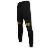 TopStar Slim Fit Joggingsuit Herr Design Guld - Svart TopStar Slim Fit Joggingsuit Herr Design Guld - Svart