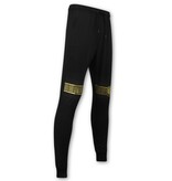 TopStar Slim Fit Joggingsuit Herr Design Guld - Svart TopStar Slim Fit Joggingsuit Herr Design Guld - Svart
