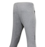 TopStar Slim Fit Joggingsuit Herr Design Svart - Grå