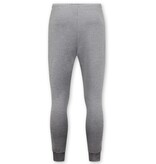 TopStar Slim Fit Joggingsuit Herr Design Svart - Grå