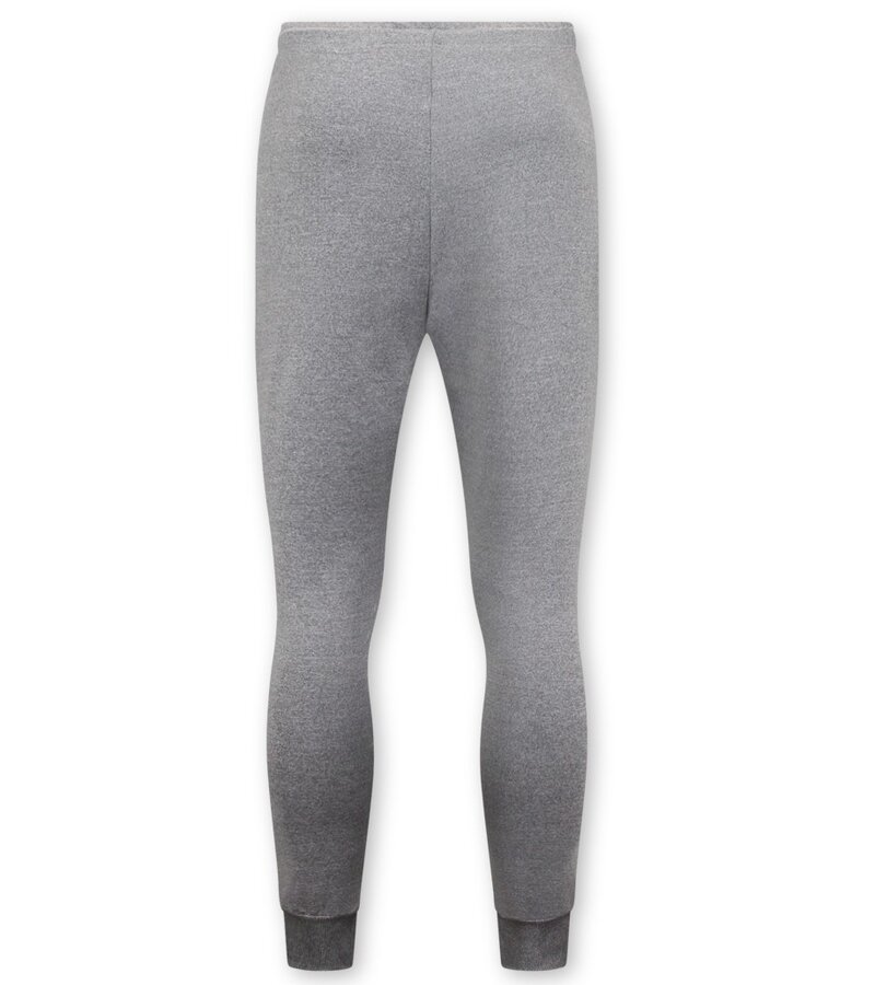 TopStar Slim Fit Joggingsuit Herr Design Svart - Grå