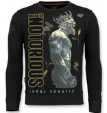 Local Fanatic Notorious Sweater - King Conor Sweater Herr - Svart