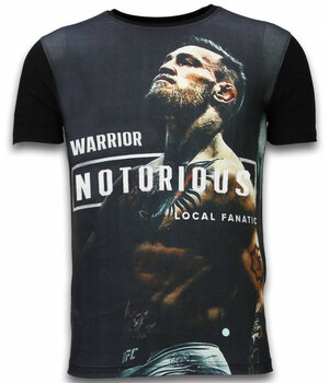 Local Fanatic Conor Fighter - Digital T-shirt - Svart