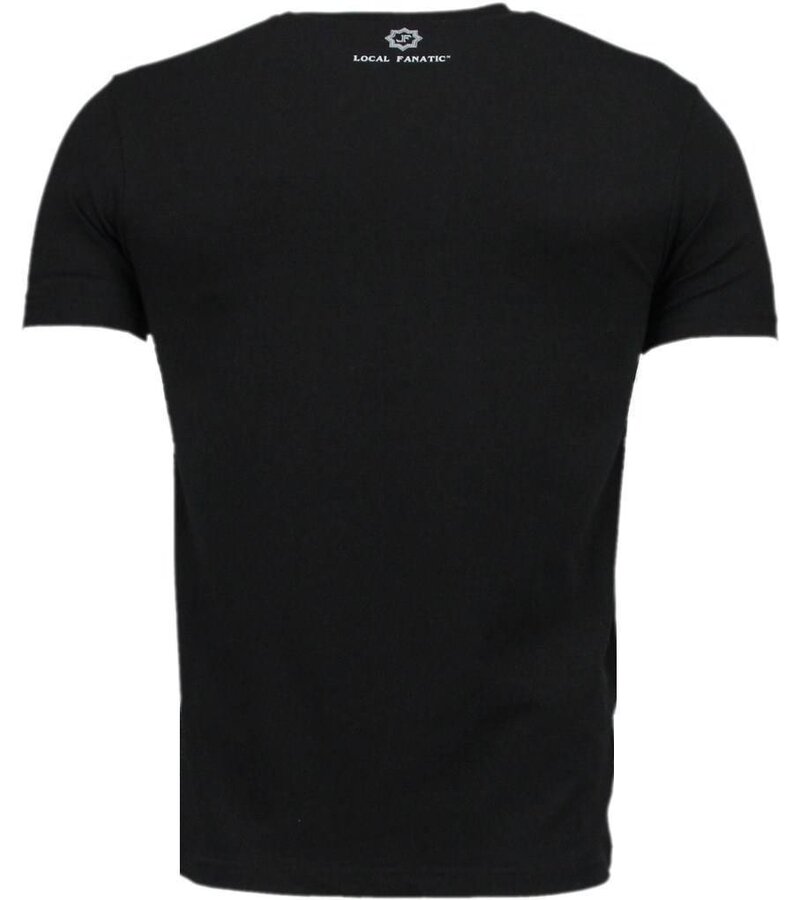 Local Fanatic Notorious Warrior  Digital T-shirt - Svart