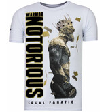 Local Fanatic Notorious King Conor T-shirt - Vit