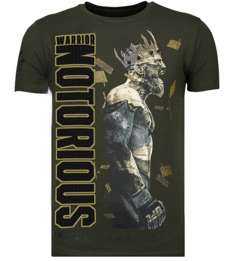 Local Fanatic Notorious King Conor T-shirt - Grön