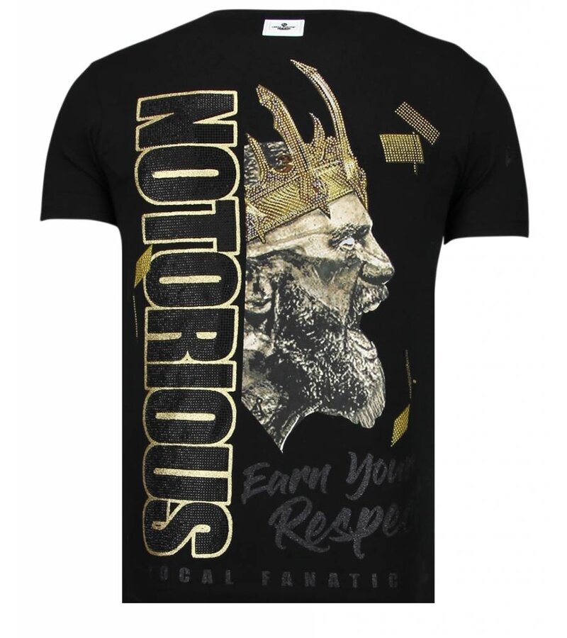 Local Fanatic Notorious King Conor T-shirt - Svart