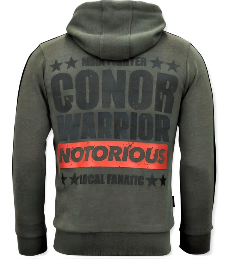 Local Fanatic Exklusiv träningsoverall för män Conor Notorious Sport Set - Grön