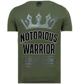 Local Fanatic King Notorious Summer T Shirt Herr - 6324G - Grön
