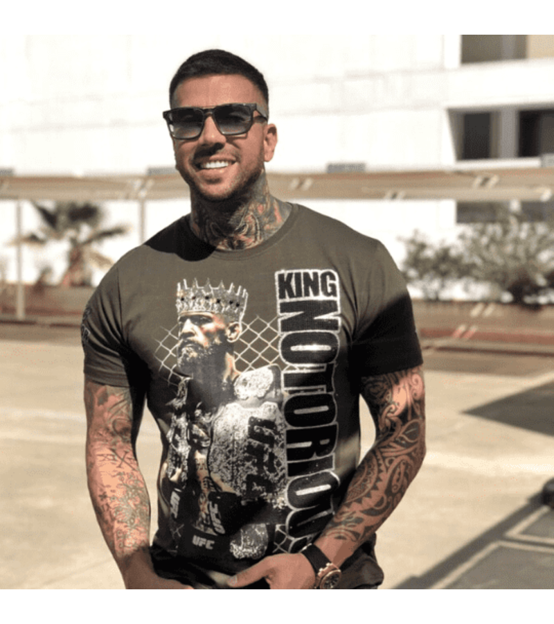 Local Fanatic King Notorious Summer T Shirt Herr - 6324G - Grön