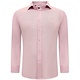 Enfärgade Oxford skjorta för män - Slim Fit - 3029 - Rosa