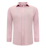 Gentile Bellini Enfärgade Oxford skjorta för män - Slim Fit - 3029 - Rosa Gentile Bellini Enfärgade Oxford skjorta för män - Slim Fit - 3029 - Rosa