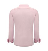 Gentile Bellini Enfärgade Oxford skjorta för män - Slim Fit - 3029 - Rosa Gentile Bellini Enfärgade Oxford skjorta för män - Slim Fit - 3029 - Rosa
