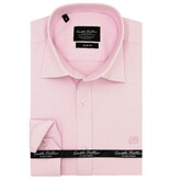 Gentile Bellini Enfärgade Oxford skjorta för män - Slim Fit - 3029 - Rosa