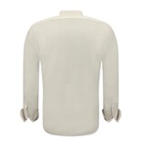 Gentile Bellini Snygga Enfärgade Skjortor För Herr - 3131 - Beige Gentile Bellini Snygga Enfärgade Skjortor För Herr - 3131 - Beige