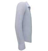 Gentile Bellini Enfärgade OxfordSkjortor För Män- 3130 - Ljusblå