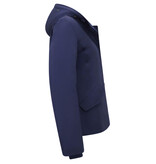 TheBrand Kort Parkas Dam med Huva Blå