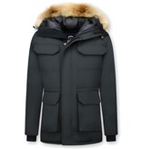 Matogla Expedition Parka Man - Vinterjackor Herr Mode - 7503Z - Svart