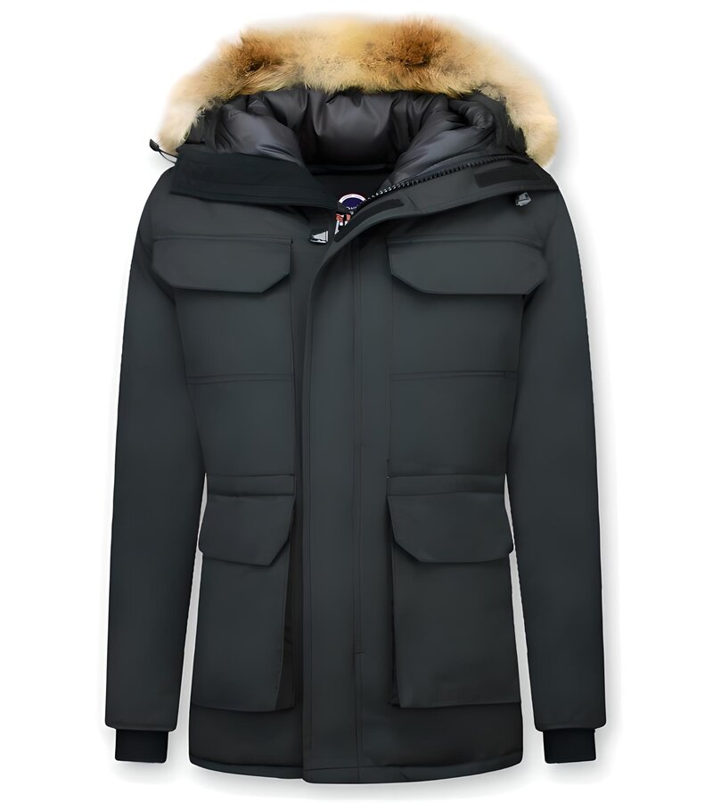 Matogla Expedition Parka Man - Vinterjackor Herr Mode - 7503Z - Svart