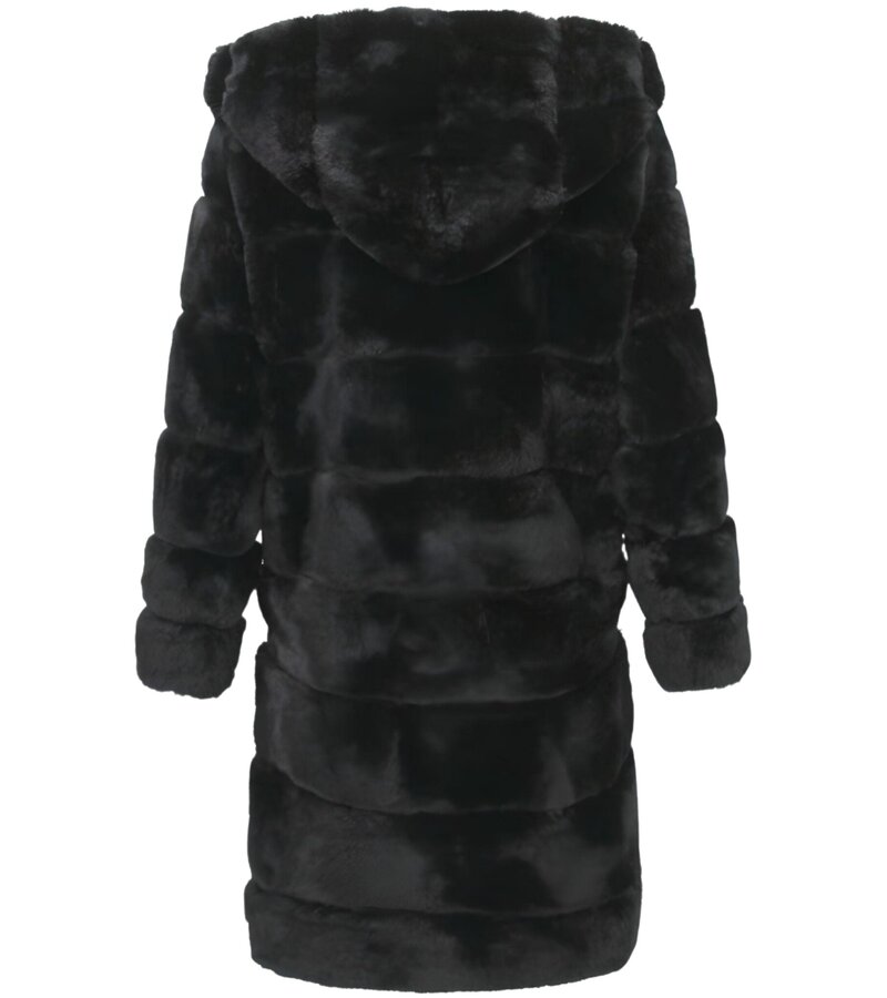 Gentile Bellini Dam Päls Vinterjacka - 610Z - Svart