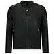 Imitation skinnjacka män - Biker Jacket - Svart