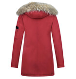 TheBrand Kvinnors Vinterjacka Kanada Lang - Parka Sidfickor - 505R - Röd TheBrand Kvinnors Vinterjacka Kanada Lang - Parka Sidfickor - 505R - Röd